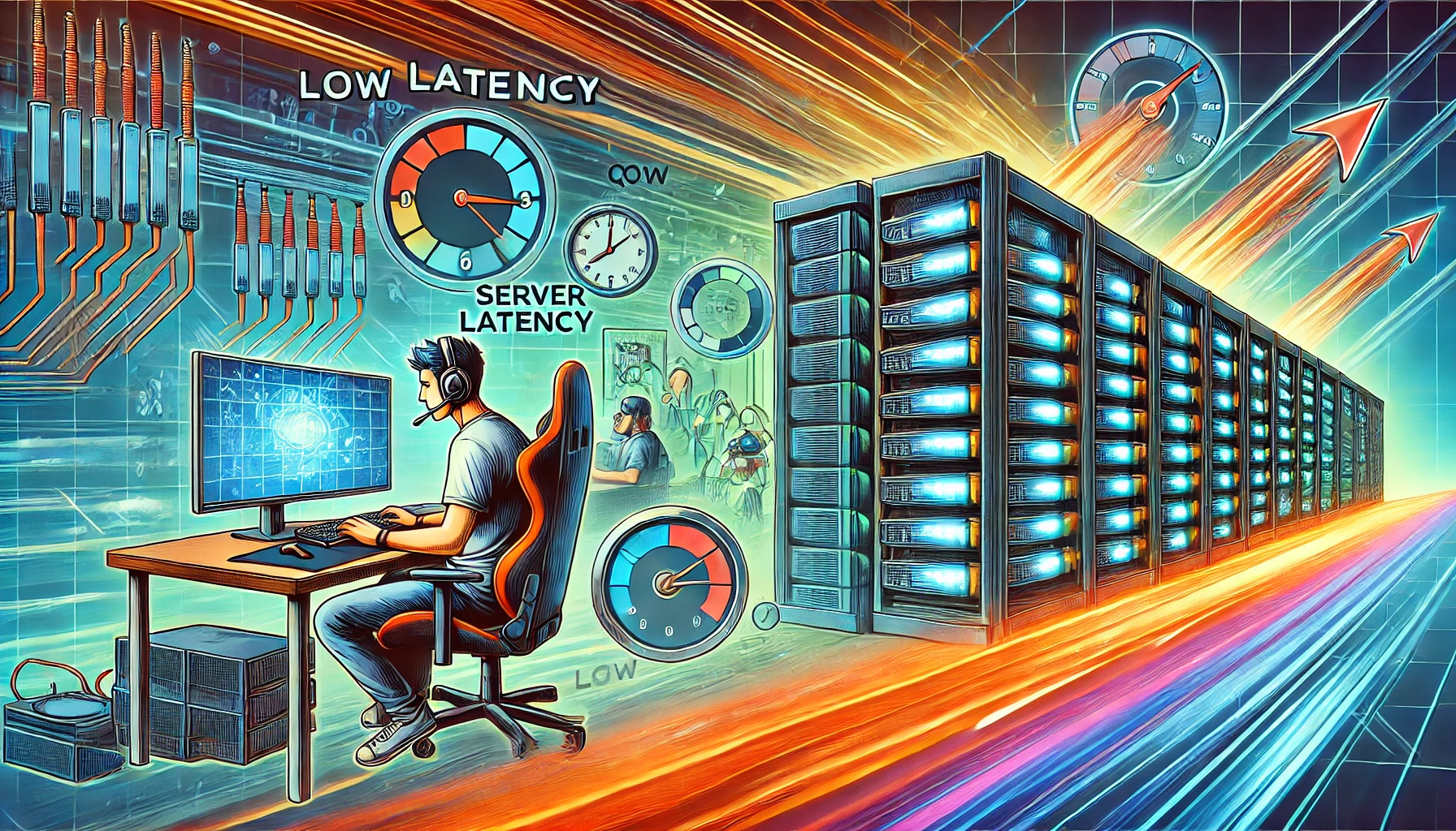 the concept of low server latency